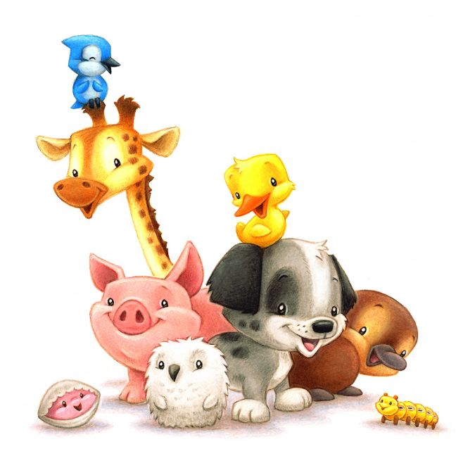 Мультяшные животные