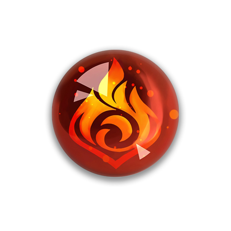 Пиро стихия значок