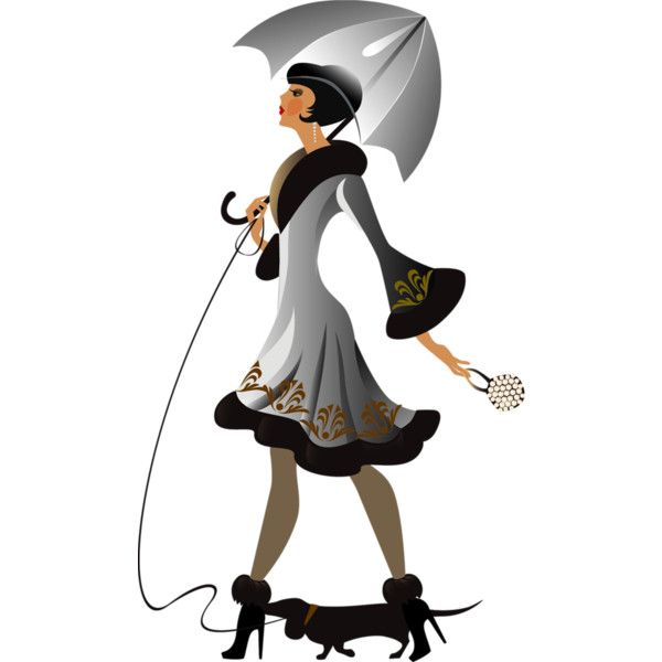 Мультяшная дама