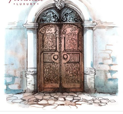 Дверь нарисованная