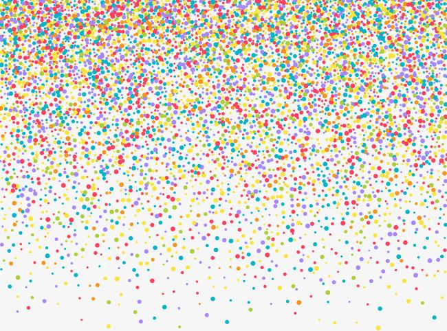 Фон с разноцветными точками