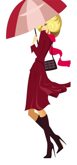 Девочка с зонтиком