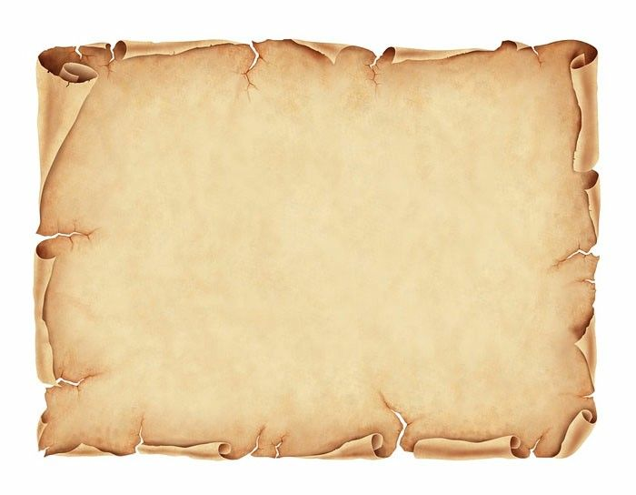 Старый лист пергамента