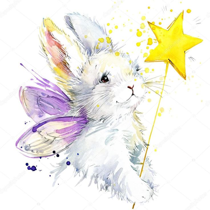 Акварельные зверушки