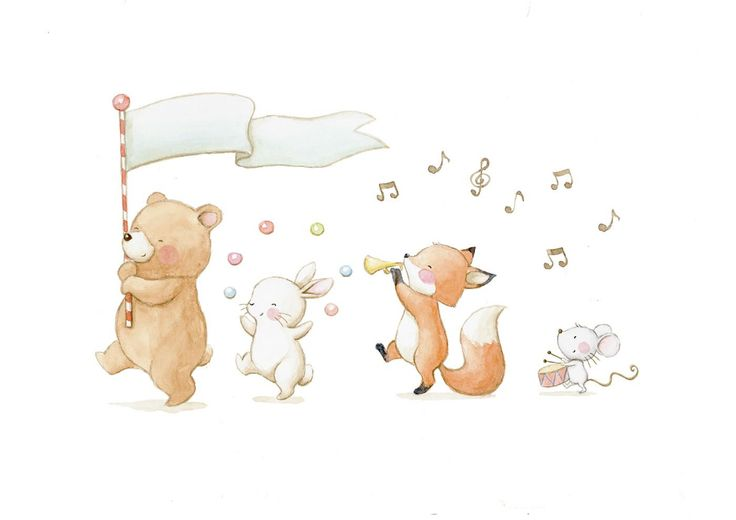 Милые детские иллюстрации