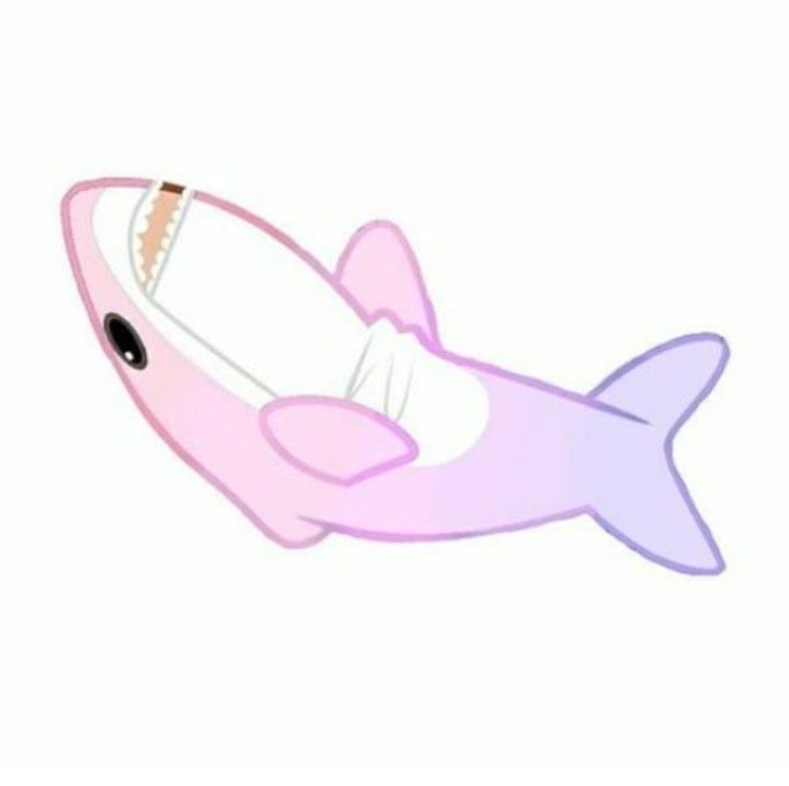 Розовая акула