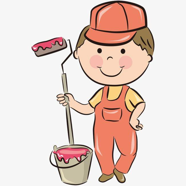 Маляр мультяшная