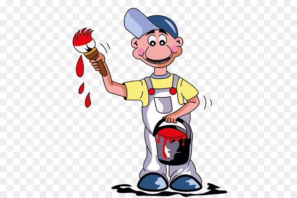 Маляр иллюстрация