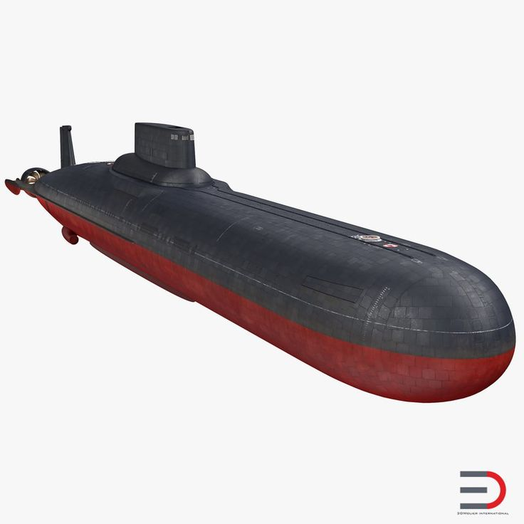 3d модель Typhoon-class Submarine