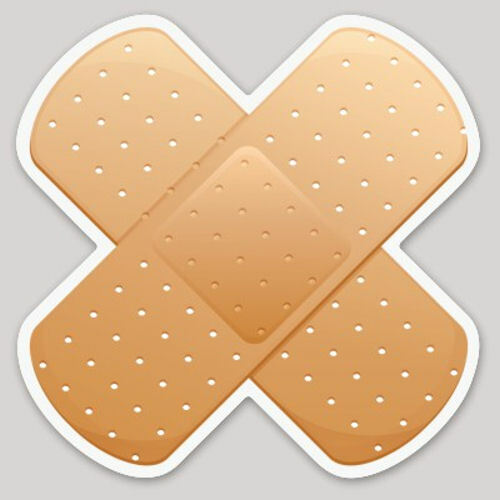 Пластырь крестом