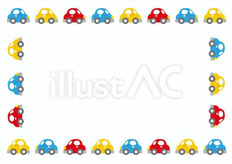 Рамка с транспортом для детского сада