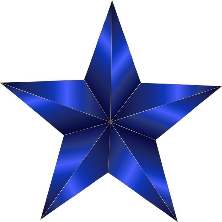 Звезда на белом фоне