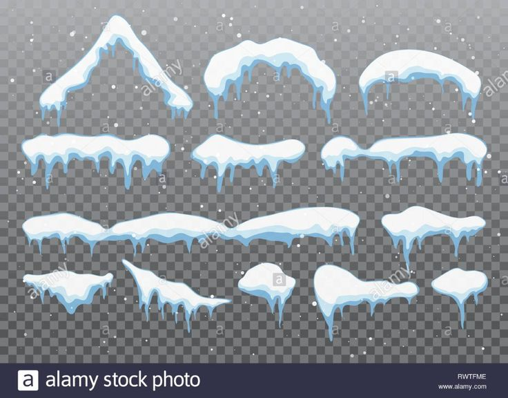 Шапка снега вектор