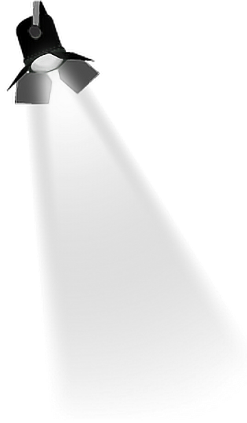 Прожектор на прозрачном фоне