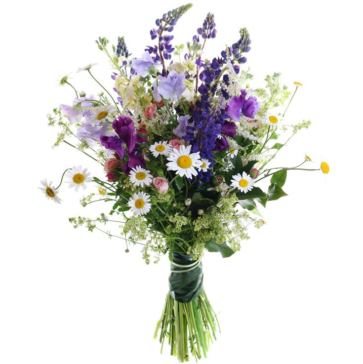 Цветочные композиции из полевых цветов