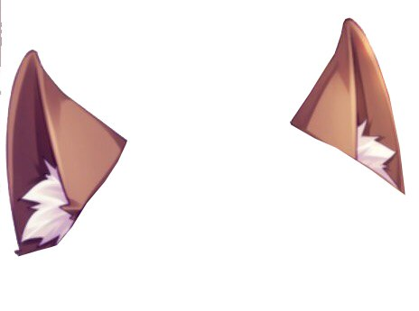 Кошачьи уши без фона