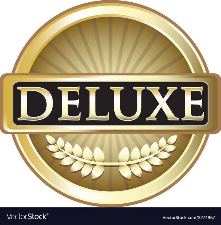 Делюкс надпись