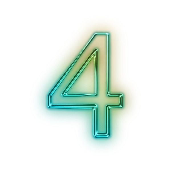 Сиреневые цифры