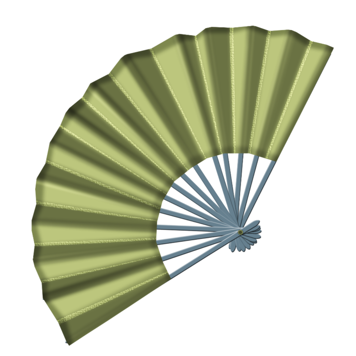 Веер на прозрачном фоне