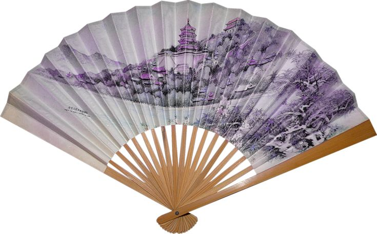 Фиолетовый веер