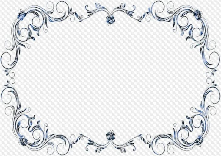 Красивая ажурная рамка
