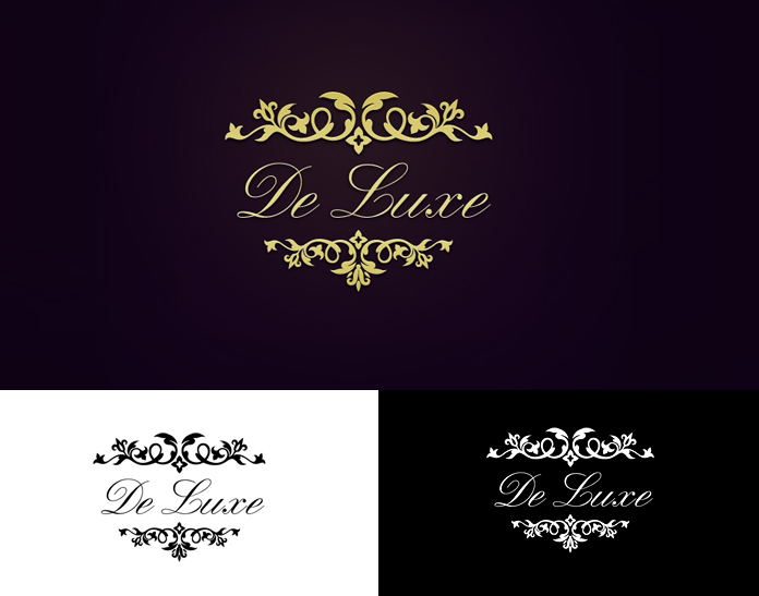 Deluxe надпись