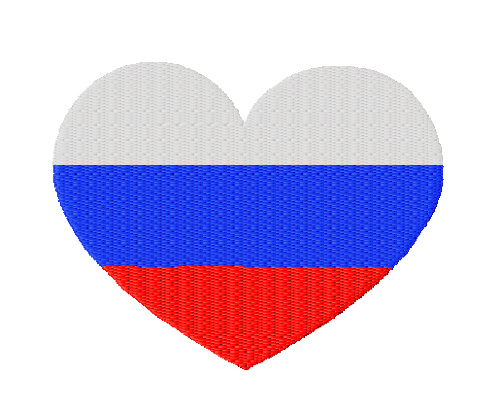 Россия сердечко