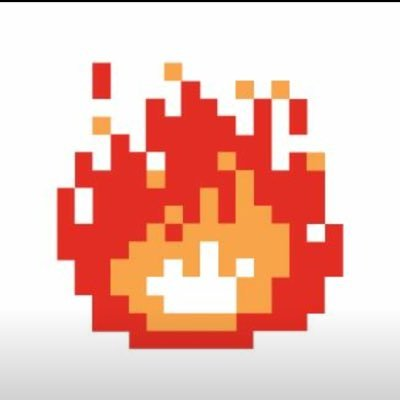 Пиксельный огонь