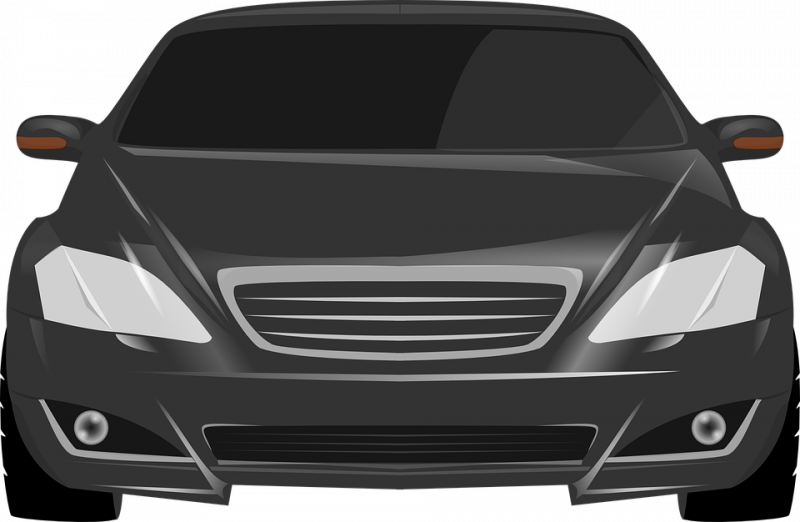 Машина вид спереди