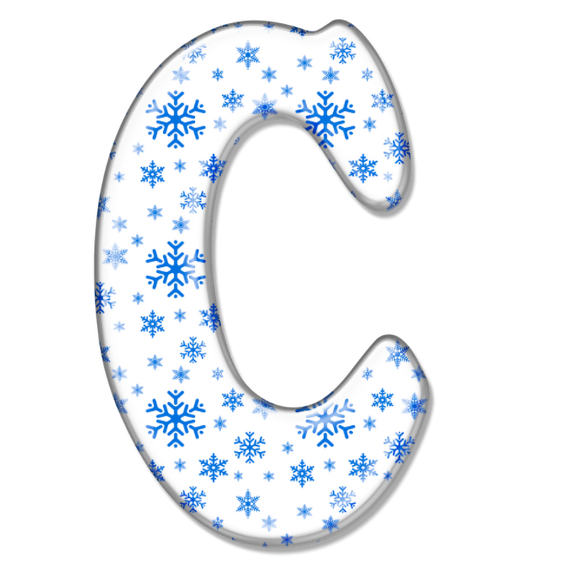 Красивые буквы для нового года