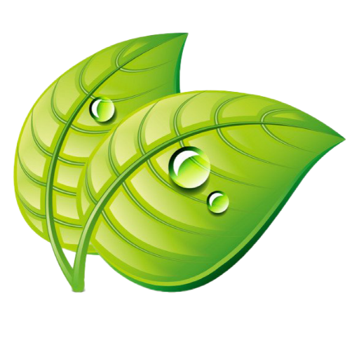 Листик с росинкой