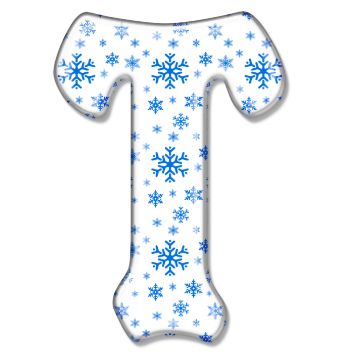 Зимние буквы