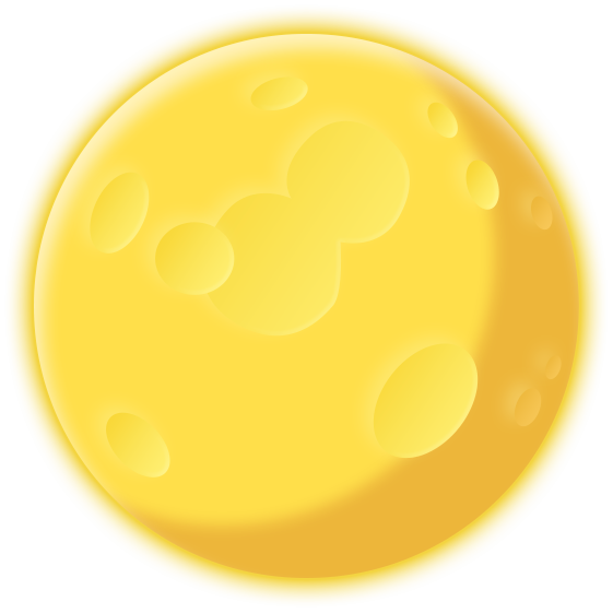 Луна без фона