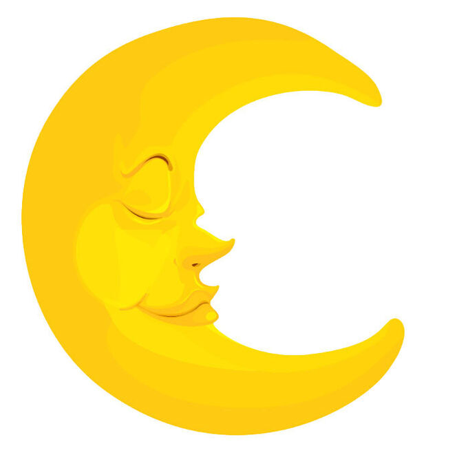 Полумесяц с лицом