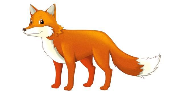 Лиса рисунок на прозрачном фоне