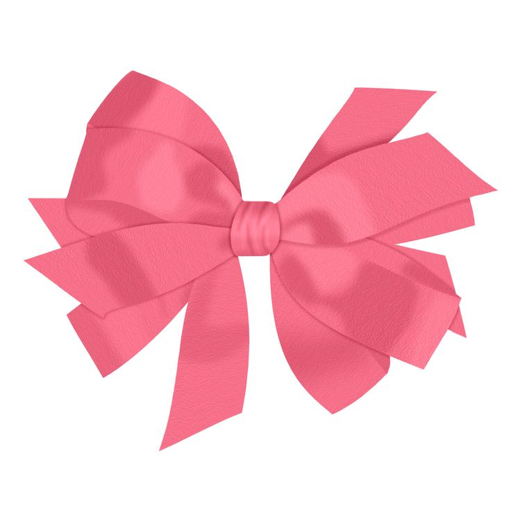 Бант на прозрачном фоне