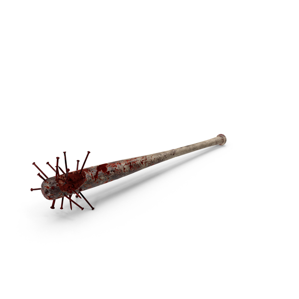 Бейсбольная бита с гвоздями