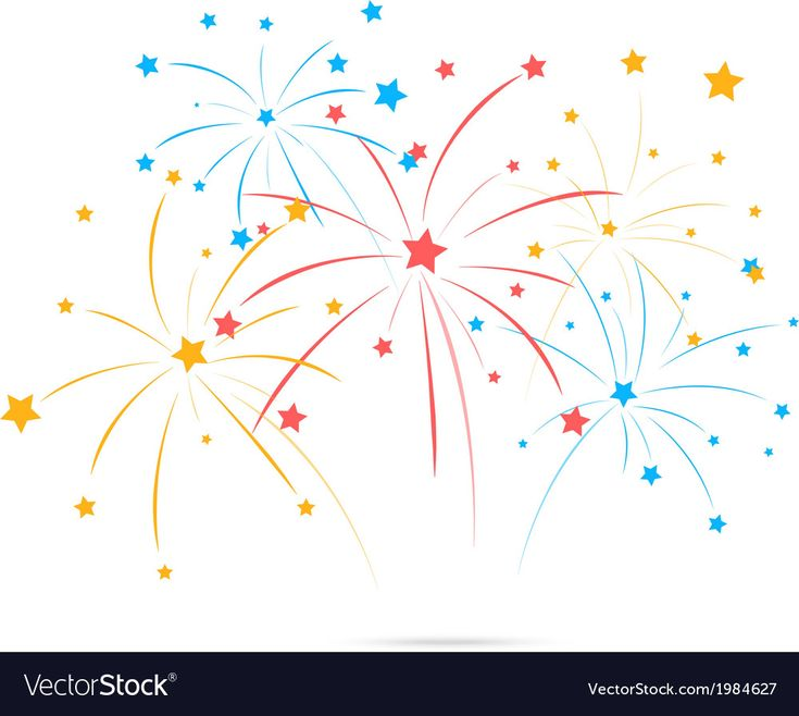 Салют рисунок