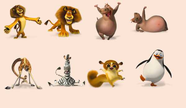 Мадагаскар персонажи из мультфильма
