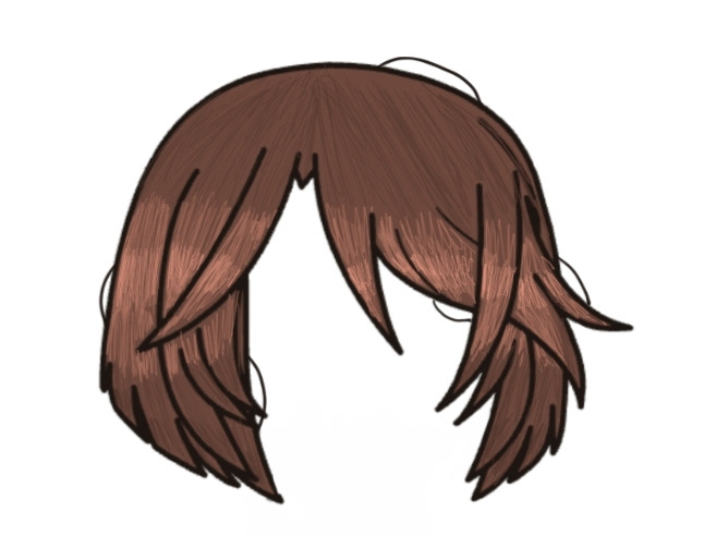 Волосы аниме гача лайф