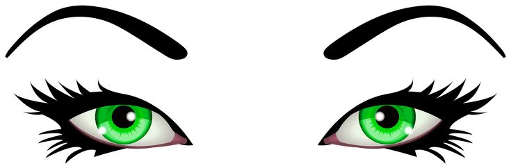 Глаза на прозрачном фоне