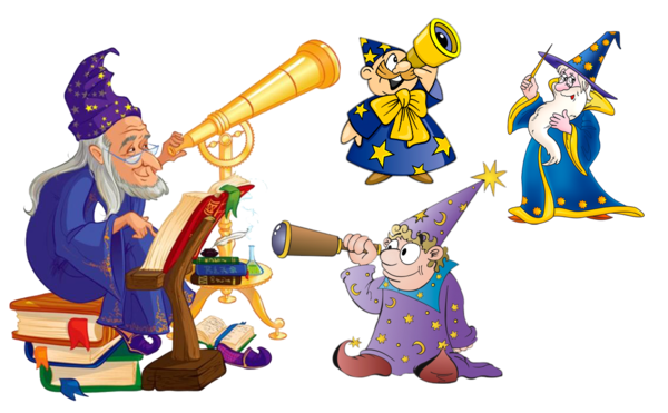 Астроном без фона