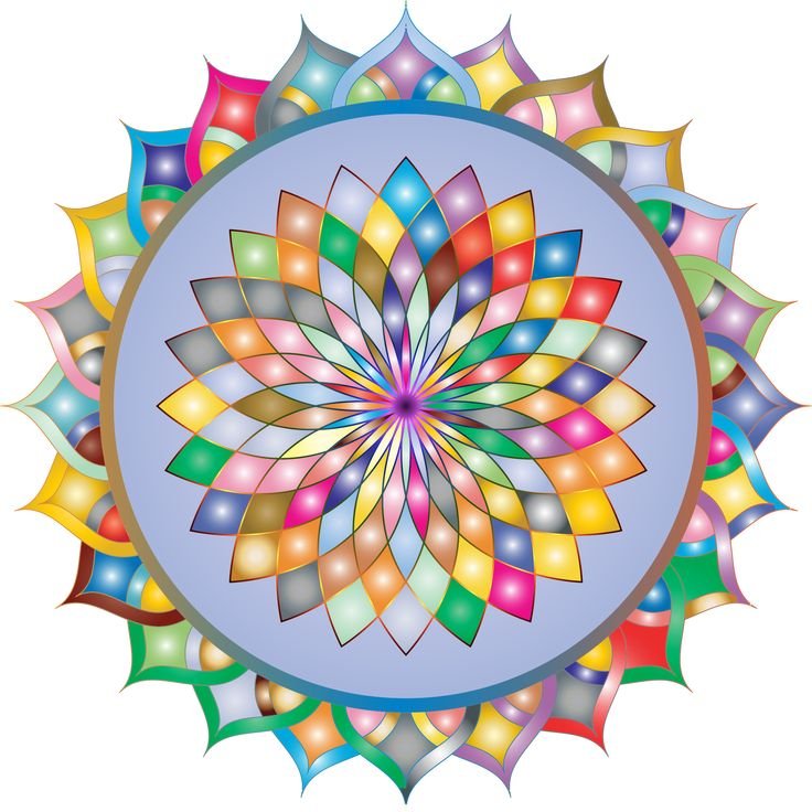 Мандала 9 лепестков