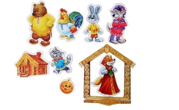 Герои сказки Заюшкина избушка