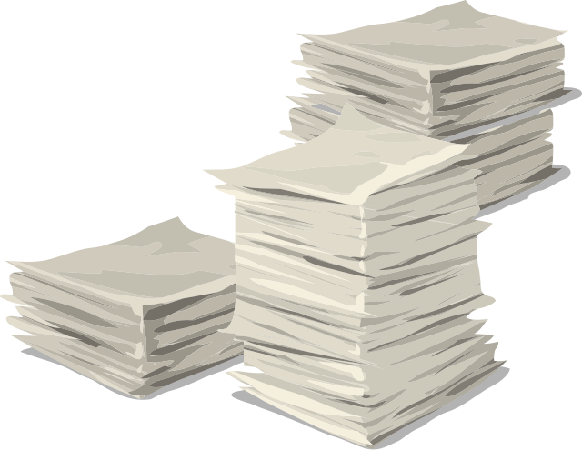 Куча бумаг