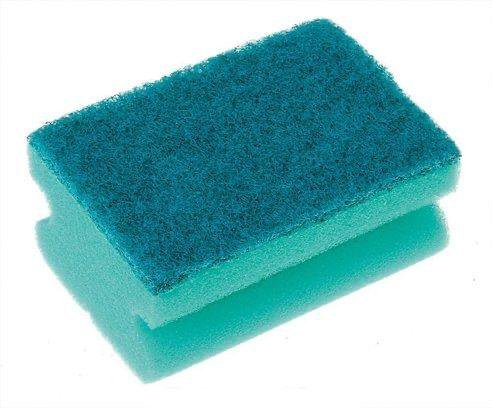 Губка для мойки дисков красная 200*125*45мм Shine Systems