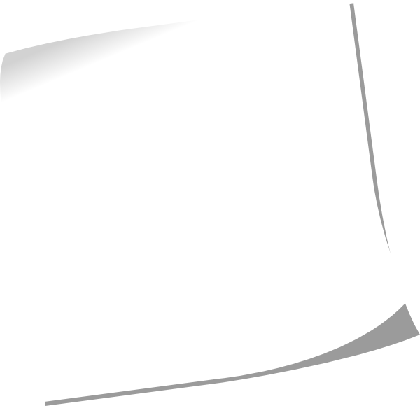 Лист бумаги с загнутым краем