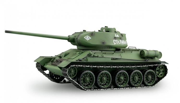 Т-34-85 на белом фоне