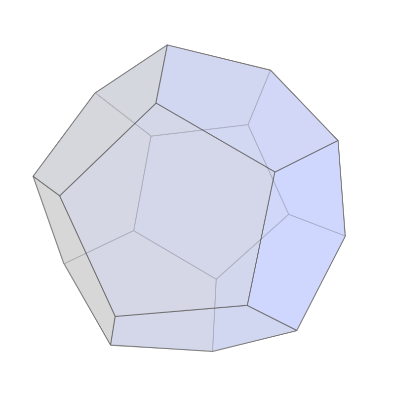 Додекаэдр 3д