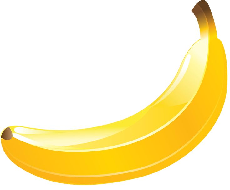 Банан без фона